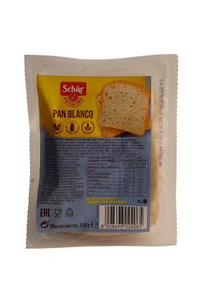 Хлеб Pan Blanco без глютена, 250 гр. Schar