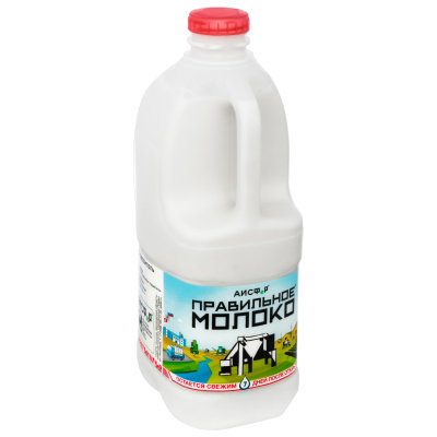 Молоко 3,2-4% Правильное молоко АИСФеР®  900мл. канистра