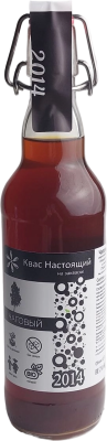 Квас Чаговый на закваске нефильтрованный неосветленный "BIO' kvass" 0,5л