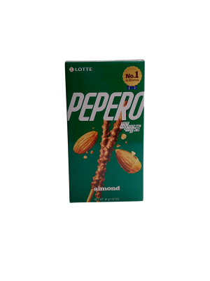 Соломка в шоколадной глазури с миндалем Pepero Almond, 36гр. LOTTE