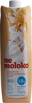 Немолоко овсяное классическое лайт 1л. 