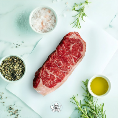 Говядина Поясничный отруб б/к , охл. Стриплойн, ЧОЙС (Striploin Top Choice) Праймбиф
