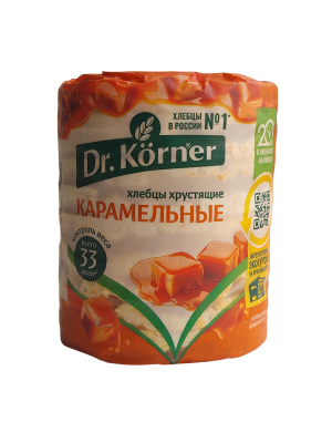 Хлебцы хрустящие Карамельные Dr.Korner 90гр.