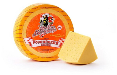 Сыр Российский классик м.д.ж. 50% Пружаны
