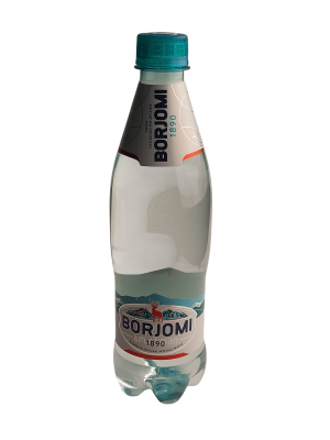 Вода минеральная газ. "Borjomi" 0,5л ПЭТ
