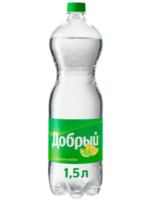 Напиток б/а газ. Лимон-Лайм 1,5л пэт "Добрый"