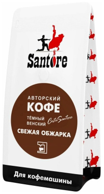 Кофе в зернах  САНТОРЕ Темный Венский, 500г (Brown Line)