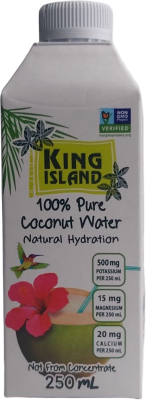 Кокосовая вода King Island , 250мл, Тайланд