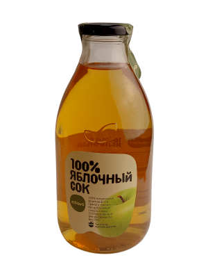 Сок Яблоко 100% "Zdravo" 0,75л ст/ Сербия