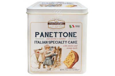 Панеттоне Pasticceria del Casato Классический с изюмом и апельсиновыми цукатами 500 г