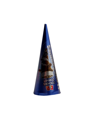 Вафля рожок DIPPO CORNET COOKIES с молочной начинкой и какао-печеньем, 25гр.