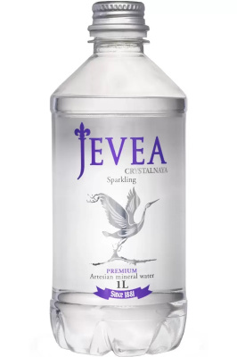 Вода минеральная газ. "Jevea Crystalnaya" 1л ПЭТ