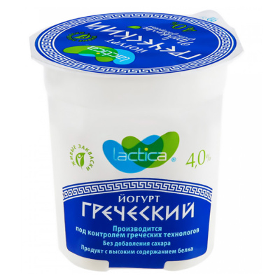 Йогурт ЛАКТИКА Греческий 4% 120г