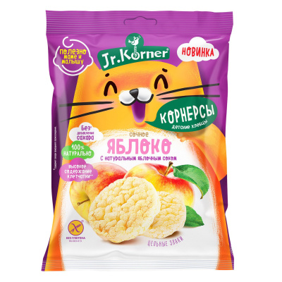 Корнерсы ДОКТОР КОРНЕР детские Яблоко сочное Dr.Korner 30гр.