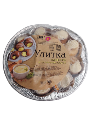 Улитка в раковине пикантная в горчичном соусе зам. 170гр. ООО Компания Амаре