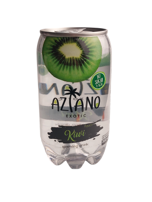Напиток б/а газ. Киви "Aziano" 0,35л пл/б