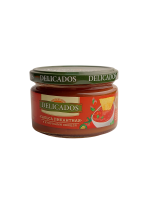 Соус Сальса пикантная Delicatos, 200гр. ст.