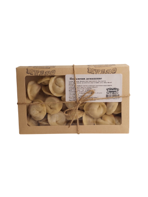 Пельмени ТЕСТО МЯСО домашние (свинина/говядина) 500г