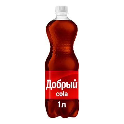 Напиток б/а газ. Кола 1л пэт "Добрый"