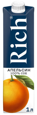 Сок Апельсин "Rich" 1л