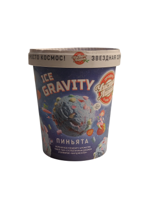 Мороженое Пиньята Бабл-Гам, пломбир, 270гр. ведро, Чистая линия