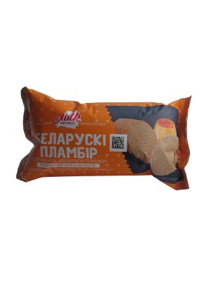 Мороженое БЕЛАРУСКИ ПЛАМБИР Пломбир крем-брюле 15% 80г стакан