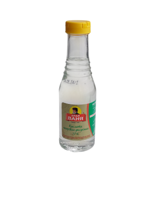 Кислота ДЯДЯ ВАНЯ уксусная 180г
