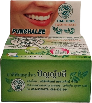 Зубная паста PUNCHALEE лечебная на натуральных травах 25г