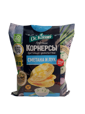 Корнерсы ДОКТОР КОРНЕР Сметана и лук Dr.Korner 50гр.