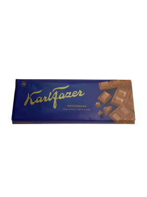 Шоколад молочный Карл Фазер 200 гр (синий)