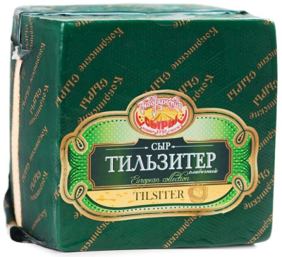 Сыр Тильзитер сливочный 50% КОБРИН  вес