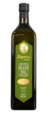 Масло ЗАКИНТОС оливковое нераф.нефильтр.высшего качества 500мл ст/б