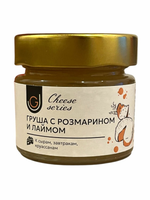 Джем ГАСТРО ДЖЕМ Грушевый конфитюр с розмарином и лаймом 100мл