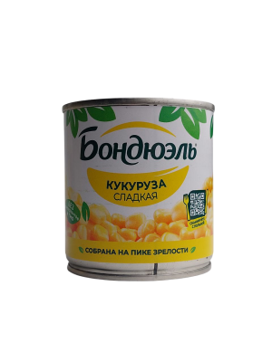 Кукуруза сладкая, 170гр. ж/б Бондюэль