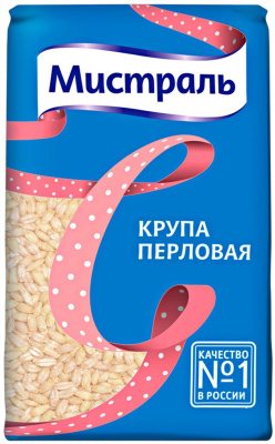 Крупа МИСТРАЛЬ Перловая 900г