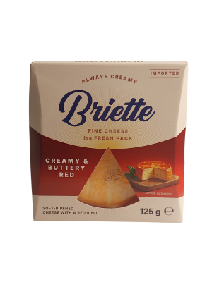 Briette Creamy & Buterry red  м.д.ж. 60 % 125 гр.