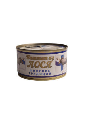 Паштет ДЕЛИКАТЕС ДИЧЬ из мяса лося Финские рецепты 200г ж/б