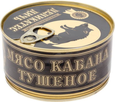 Мясо кабана тушеное Деликатес Дичь 325гр. ж/б 