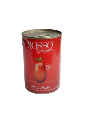 Томаты Rosso Gargano Pelati очищенные  целые в собственном соку 400 г
