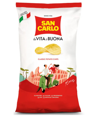 Чипсы картофельные Классика 180г San Carlo Piu Gusto