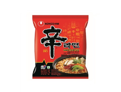 Лапша Шин Рамен 120гр. пакет НОНГШИМ ™Nongshim Р.Корея