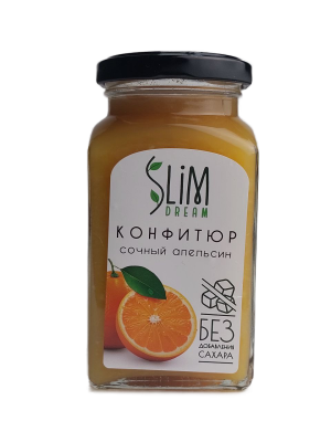 Конфитюр Slim Dream Сочный апельсин, 300гр.