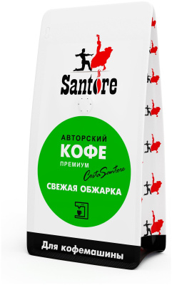 Кофе в зернах  САНТОРЕ Премиум, 500 гр (Green Line)