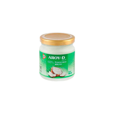 Кокосовое масло Aroy-D Extra Vergin 100%, 180мл. Индонезия