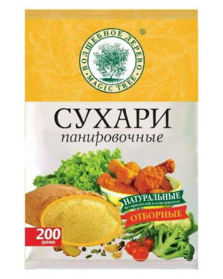 Панировочные сухари 200 гр. ТМ "Волшебное дерево"
