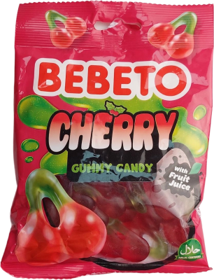 Мармелад БЕБЕТО жевательный Cherry, вишня, 80гр.