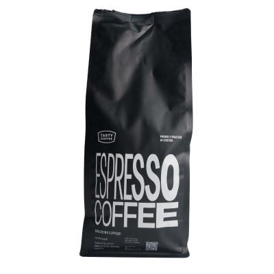 Кофе в зернах Tasty 100 % ар Бразилия Серрадо (моно, эспрессо), 1 кг