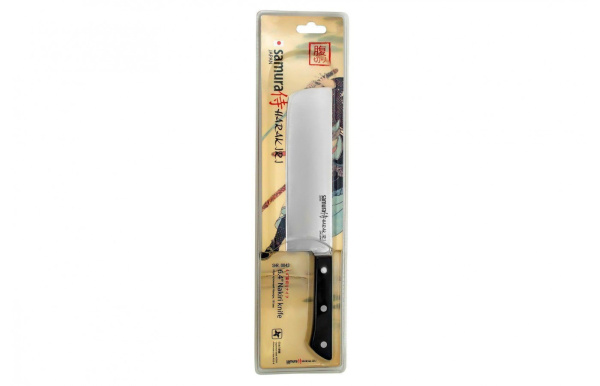 Нож Harakiri Накири, 170 мм, черная рукоять (SHR-0043B) "Samura"