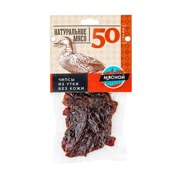 Чипсы из утки без кожи 50г Аркадия
